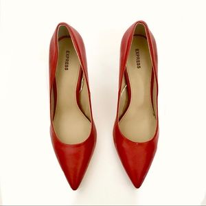 Red Express Pointed Heels